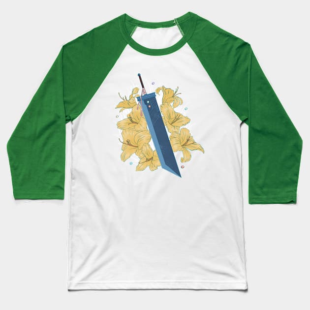 Sword II Baseball T-Shirt by RioBurton